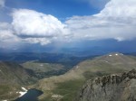 From the peak of Mt. Evans, a 14er